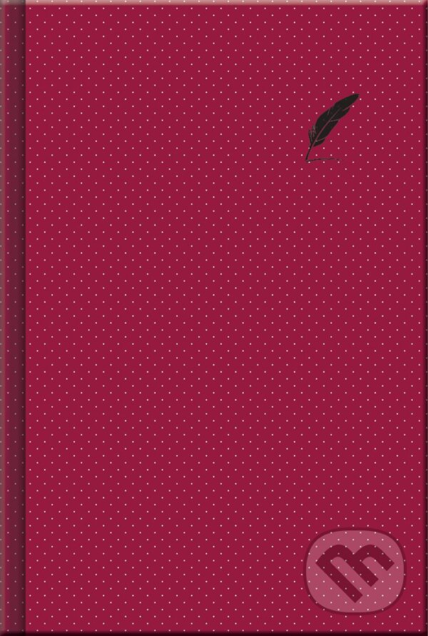 Levně Notes Elegant Red (s pútkom) (linajkovaný)