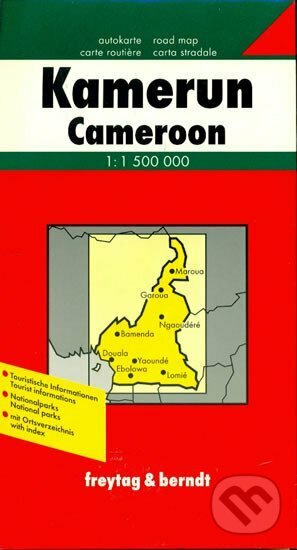 Levně Kamerun 1:1,5 mil/automapa