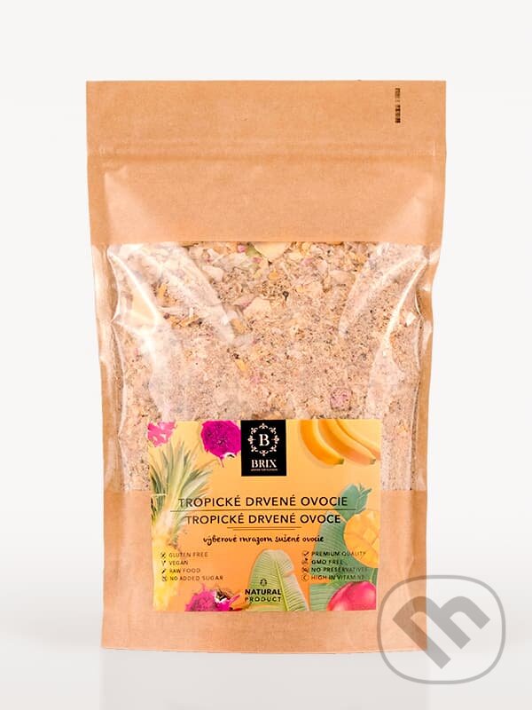 Levně Tropické drvené ovocie – mix 8 druhov (250 g)