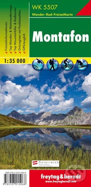 Levně 5507 Montafon, Wanderkarte 1:35.000