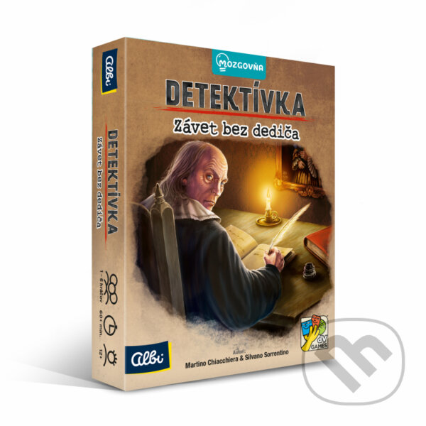 Spoločenská hra: Detektívka - Závet bez dediča (Albi). Albi, 2023
