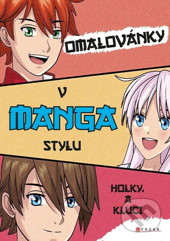 Levně Omalovánky v manga stylu (Holky a kluci) - kniha z kategorie Omaľovávanky