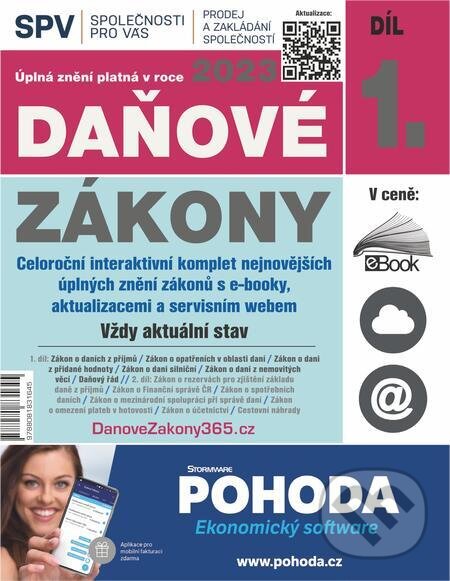 E-kniha: Daňové zákony 2023 XXL ProFi (Díl 1.) (Autorský kolektív). DonauMedia