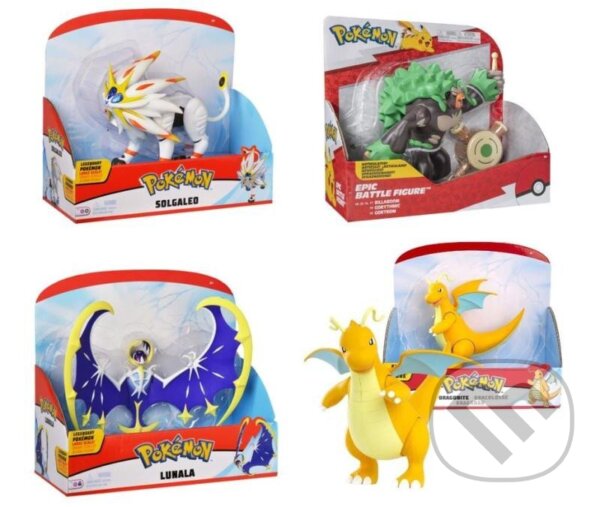Levně Pokémon Epic Battle figúrky W4 - mix motívov