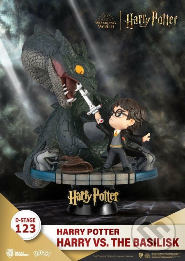 Levně Harry Potter D-Stage diorama - Harry vs bazilisk