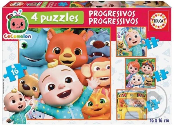 Levně CoComelon 4v1 - puzzle z kategorie Maxi dieliky