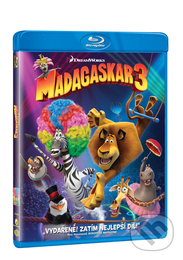 Levně Madagaskar 3 - Eric Darnell, Tom McGrath, Conrad Vernon - film z kategorie Animované rozprávky