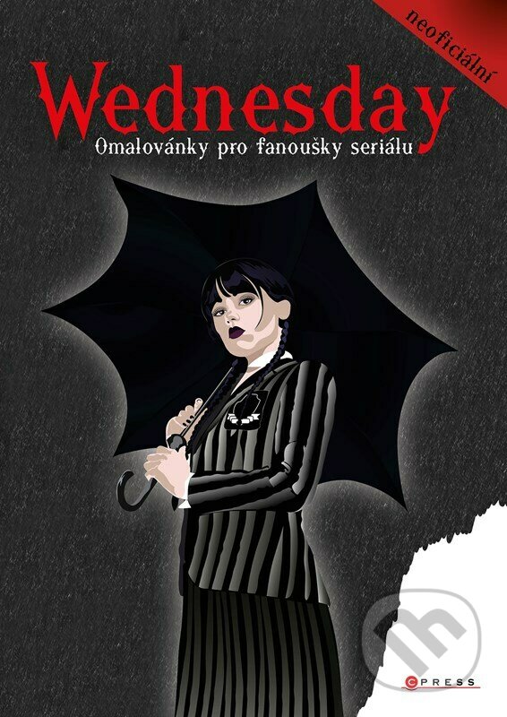 Levně Wednesday – omalovánky pro fanoušky seriálu - Michaela Bystrá (ilustrátor) - kniha z kategorie Omaľovávanky