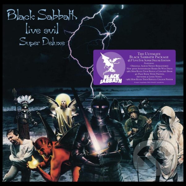 Hudobné CD: Black Sabbath: Live Evil (Super Dlx 40th Anniversary edition) LP (Hudobné albumy). Hudobné albumy, 2023