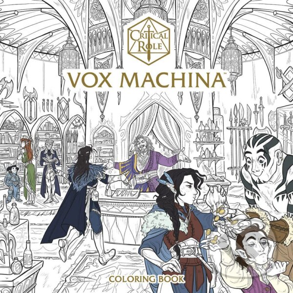 Kniha Critical Role: Vox Machina Coloring Book
