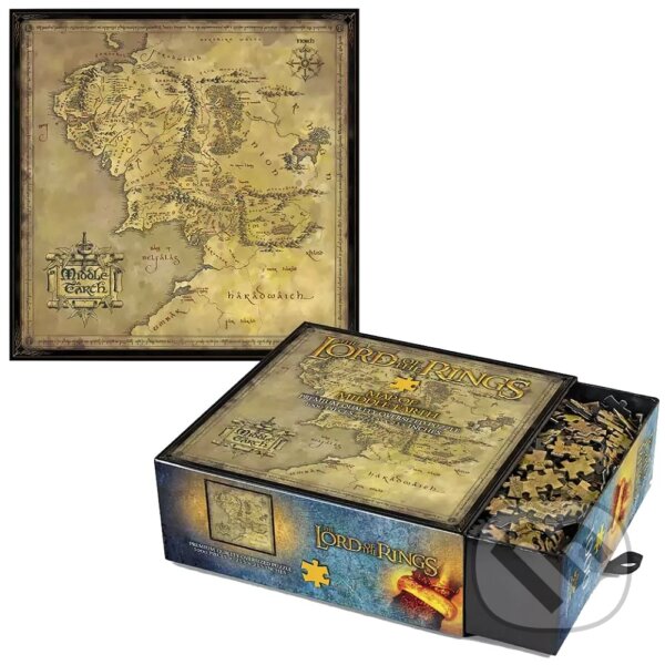 Levně Pán prstenů - Středozem - puzzle z kategorie Ostatné