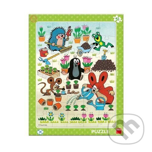 Puzzle: Deskové puzzle Krtek zahradník (Dino)