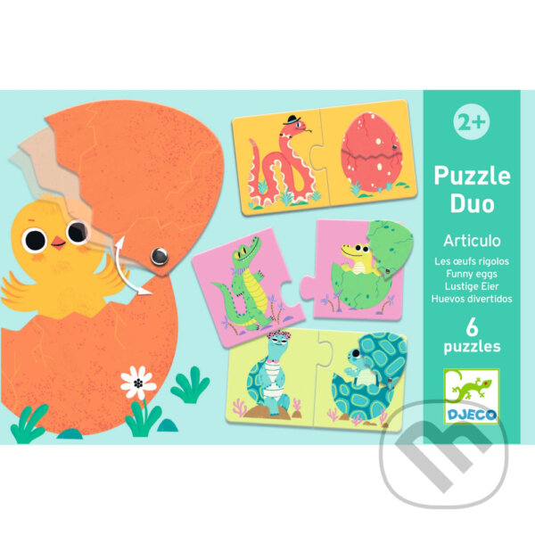 Levně Puzzle duo Articulo: Zábavné vajíčka - puzzle z kategorie Maxi dieliky