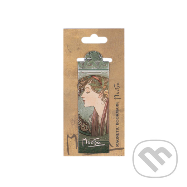 Levně Magnetická záložka Alfons Mucha – Ivy