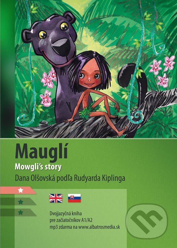 Levně Mauglí A1/A2 (AJ-SJ) - Aleš Čuma (ilustrátor), Dana Olšovská - kniha z kategorie Jazykové učebnice a slovníky
