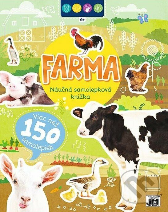 Levně Samolepková knižka - Farma - kniha z kategorie Samolepky
