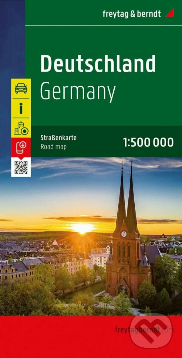 Levně Německo 1:500.000 / silníční mapa
