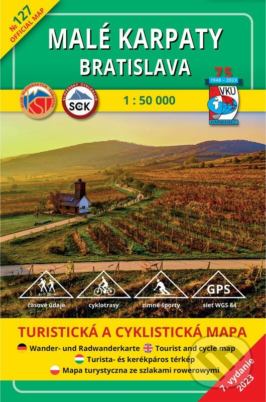 Levně Turistická a cyklistická mapa Malé Karpaty - Bratislava