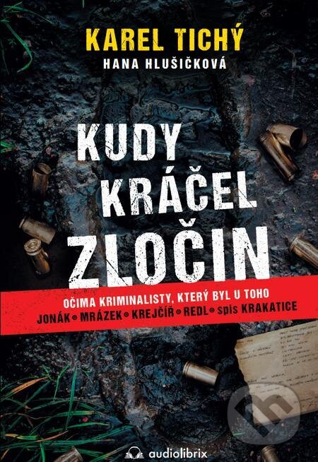 E-kniha: Kudy kráčel zločin (Hana Hlušičková a Karel Tichý). Audiolibrix, 2023