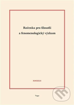 Levně Ročenka pro filosofii a fenomenologický výzkum 2022 - kniha z kategorie Filozofia