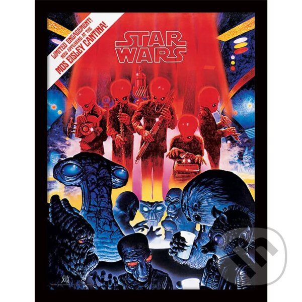 Obraz Star Wars - Mos Eisley Cantina (Pyramid International). Pyramid International, 2023