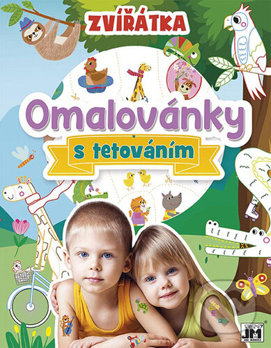 Levně Omalovánky s tetováním Zvířátka - kniha z kategorie Pre deti