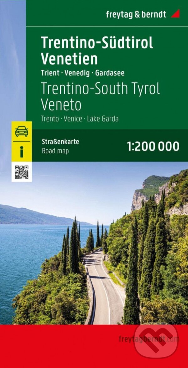 Levně Trentino-Alto Adige-Venetia 1:200 000 / automapa