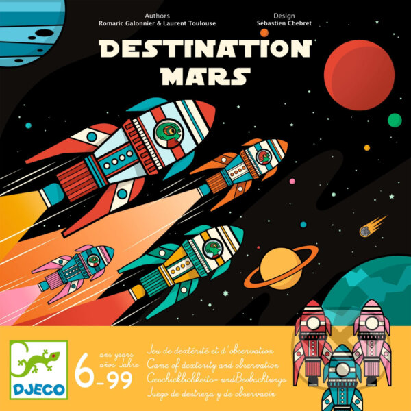 Spoločenská hra: Na Mars (Destination Mars) (Djeco). Djeco, 2023