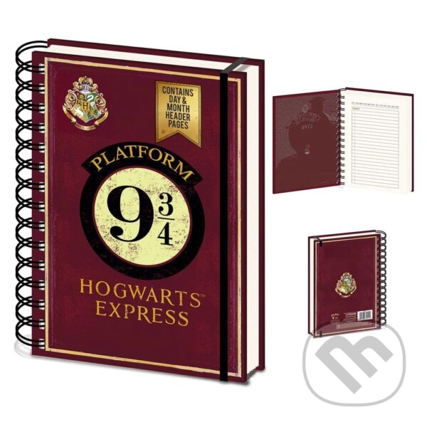 Levně Zápisník Harry Potter - Nástupište 9 3/4