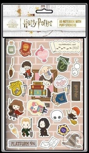 Levně Zošit a samolepky A5 Harry Potter