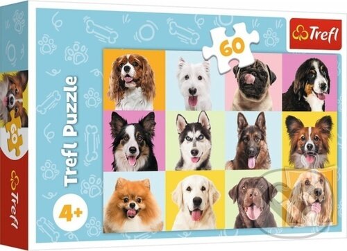 Levně Roztomilí pejsci - puzzle z kategorie 15 – 60 dielikov