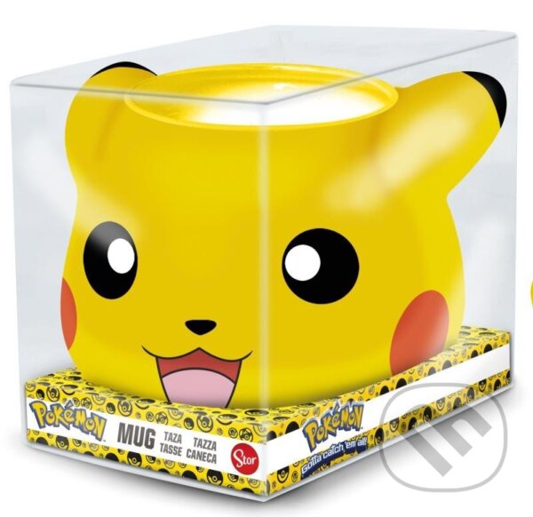 Levně Pokémon Hrnček 3D - Pikachu 500 ml