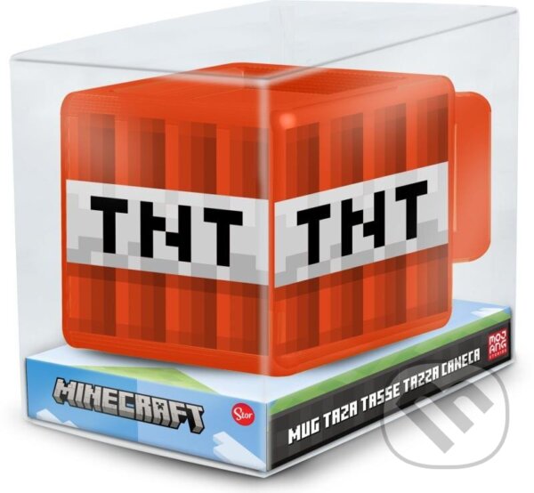Levně Minecraft Hrnček 3D - TNT Box 440 ml