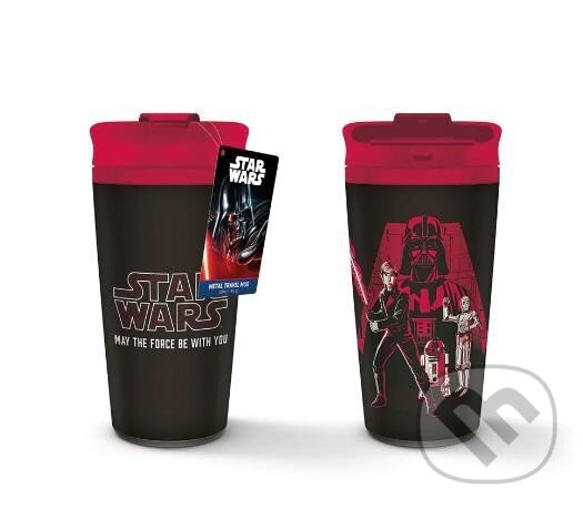 Levně Star Wars Hrnček cestovný 425 ml - May the Force be with you