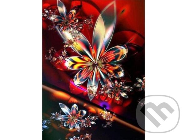 Levně Diamantové malování - Fraktál design