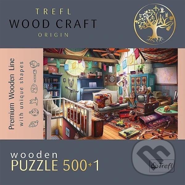 Levně Poklady na půdě (Trefl Wood Craft Origin) - puzzle z kategorie Ostatné