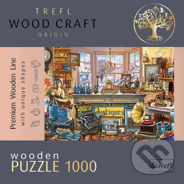 Levně Starožitnictví (Trefl Wood Craft Origin) - puzzle z kategorie Ostatné