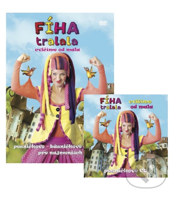 Levně Kolekcia Fíha tralala Cvičíme od mala (CD + DVD) - Martina Fíha Jelenová - film z kategorie Domáce