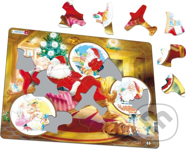 Levně Puzzle Santa claus - puzzle z kategorie 15 – 60 dielikov
