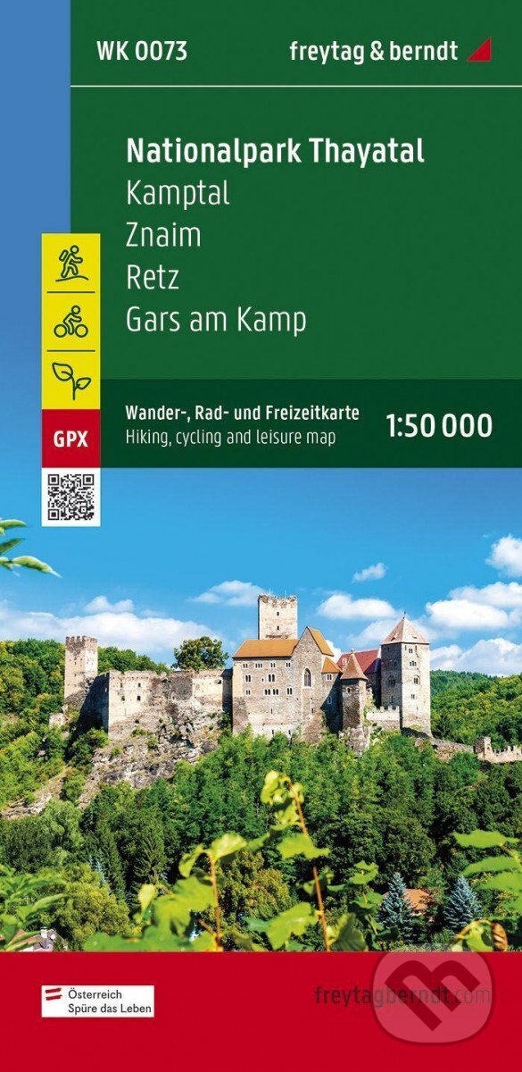 Levně Národní park Thayatal 1:50 000 / turistická a cykloturistická mapa