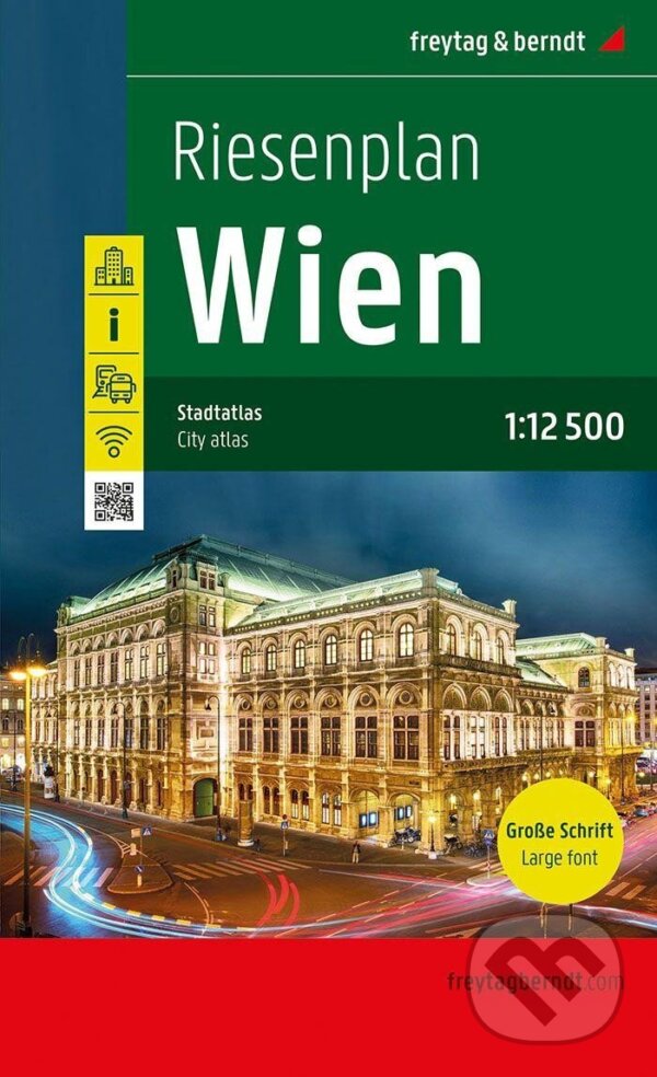 Vídeň 1:12 500 / plán města, freytag&berndt, 2022