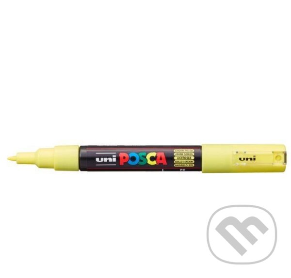 Levně Posca akrylový popisovač PC-1M, 0,7 - 1 mm, pastelově žlutá (s extra tenkým hrotem)