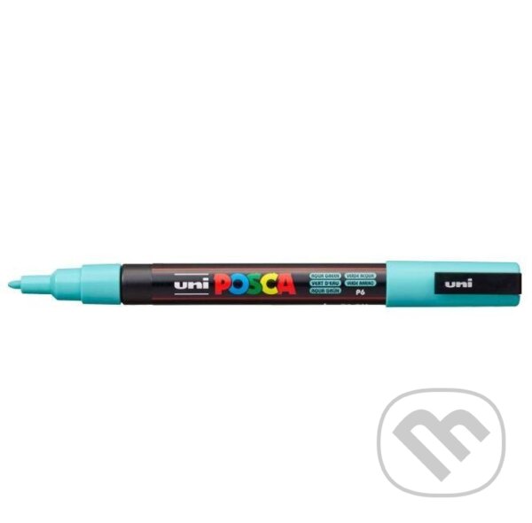Levně Posca akrylový popisovač PC-3M, 0,9 - 1,3 mm, azurová (s tenkým kulatým hrotem)
