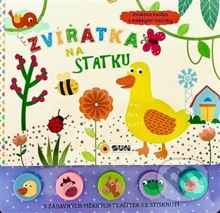 Levně Zvířátka na statku (zvuková knížka s měkkými tlačítky) - kniha z kategorie Omaľovávanky