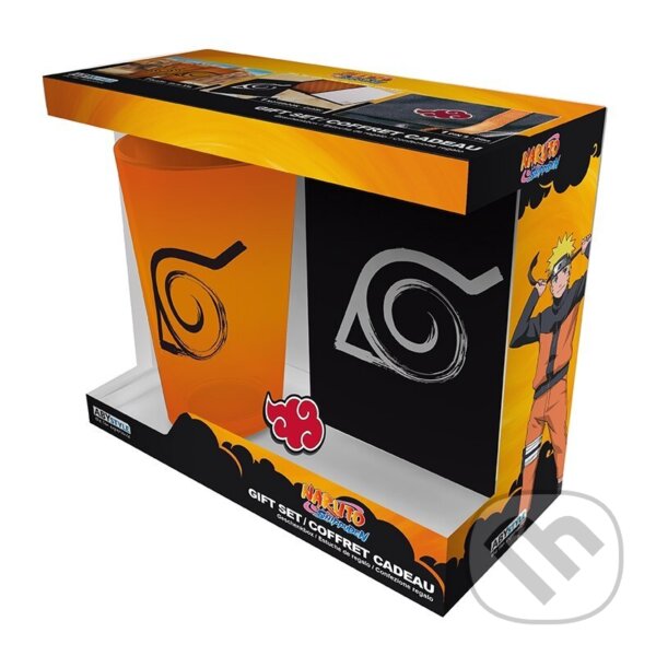 Levně Darčeková sada Naruto Shippuden - Pohár, zápisník, odznak