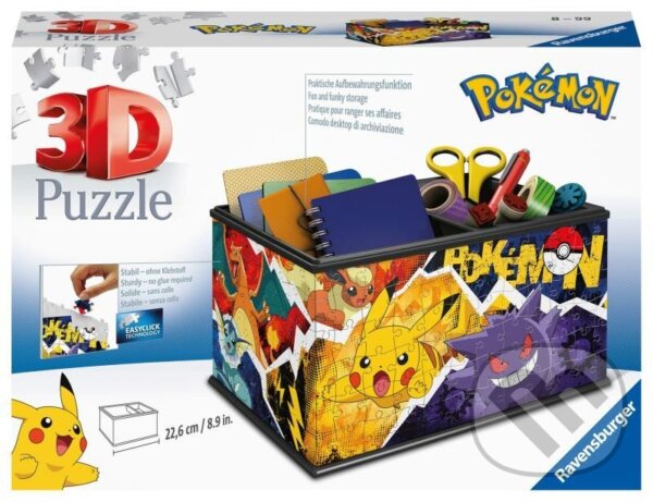 Levně 3D - Úložná krabice Pokémon - puzzle z kategorie 3D puzzle
