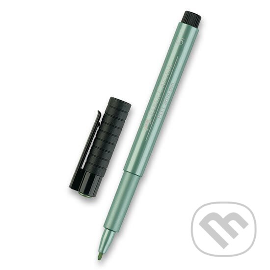 Levně Faber - Castell Popisovač Pitt Artist Metallic - B zelený