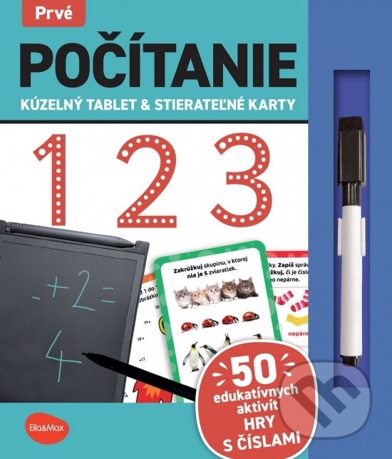 Levně Prvé POČÍTANIE (Kúzelný tablet & stierateľné karty) - kniha z kategorie Naučné knihy