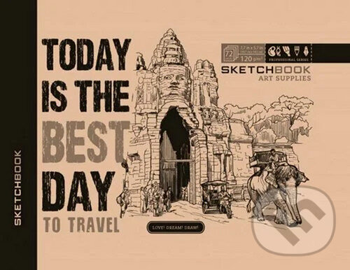 Levně Sketchbook KRAFT TRAVEL