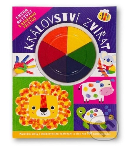 Levně Království zvířat - Kniha aktivit s barevnou paletou - kniha z kategorie Pre deti a mládež